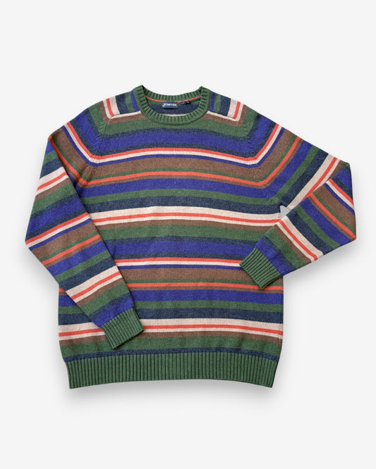 Multi Color Border Sweater(for sunny day)